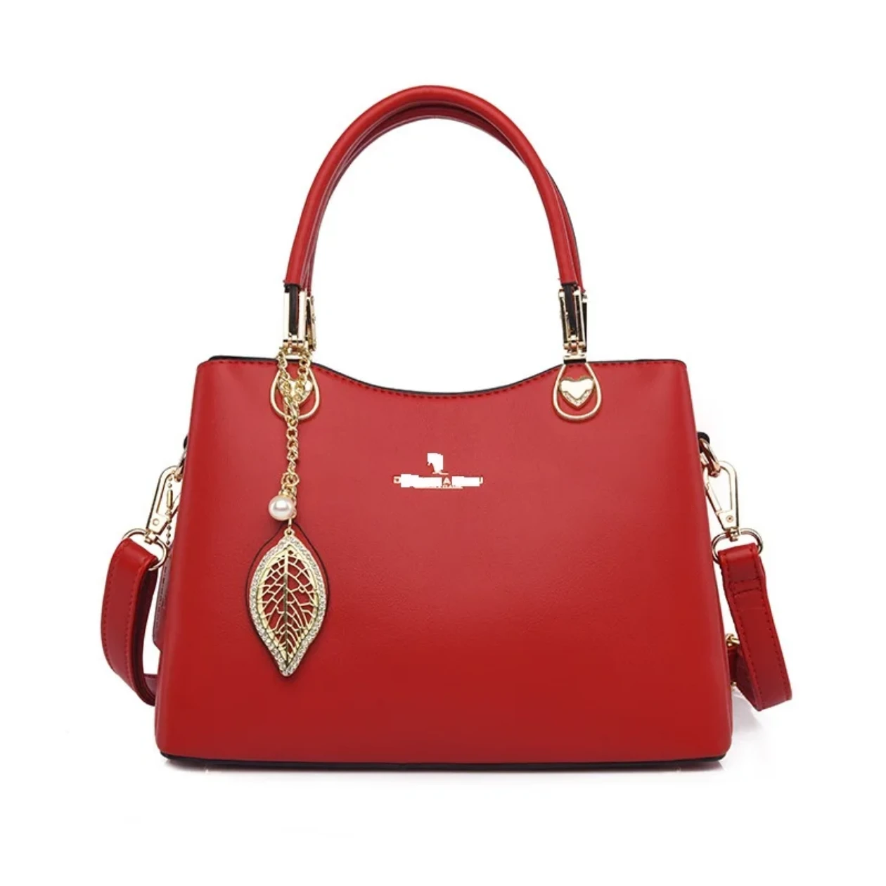 Women's Leather Handbag with Coin Purse