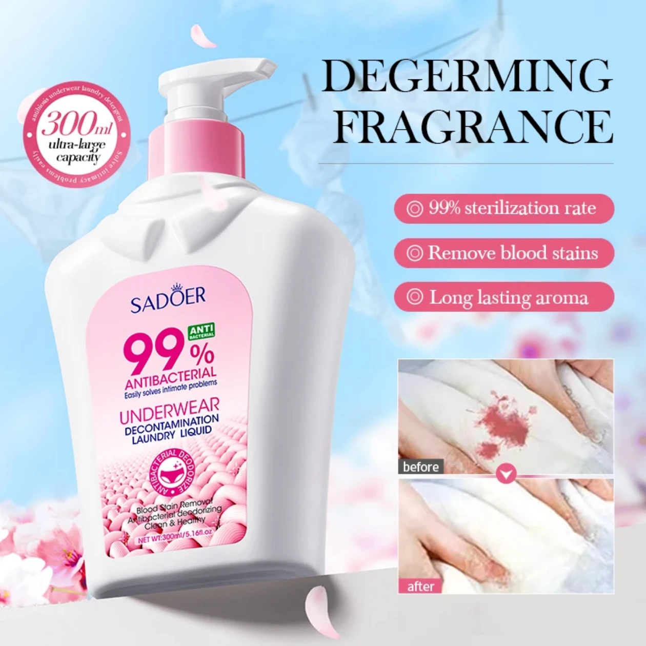 Antibacterial Underwear Laundry Liquid