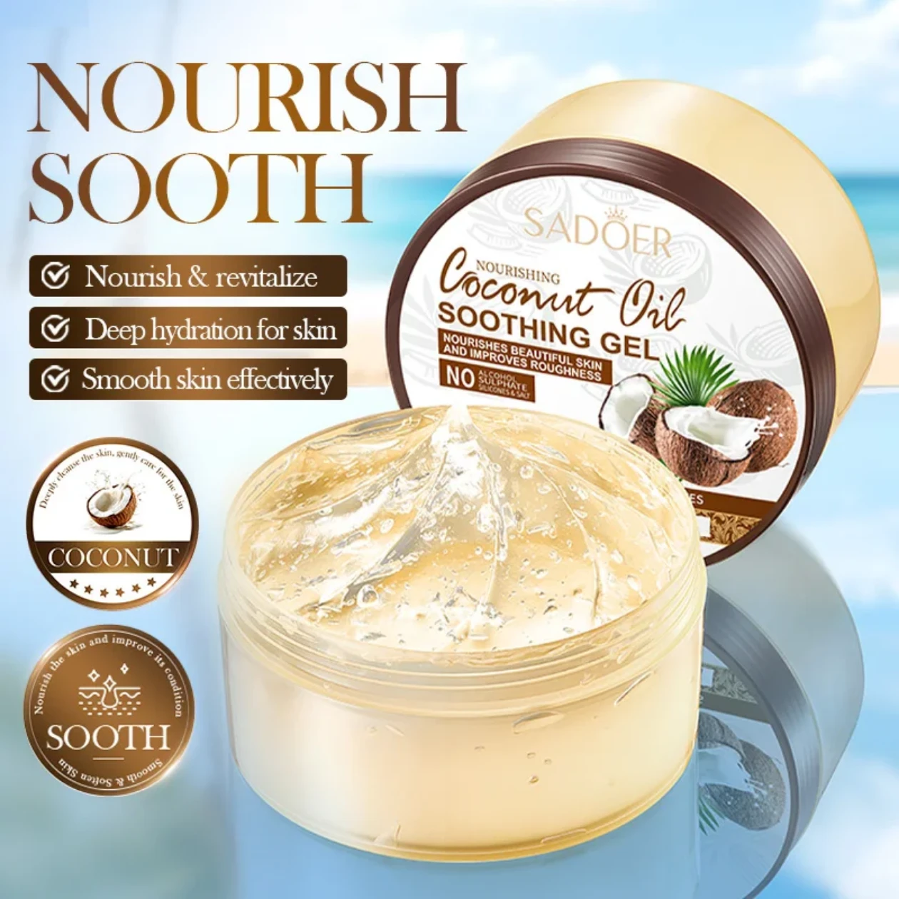Coconut Oil Soothing Gel