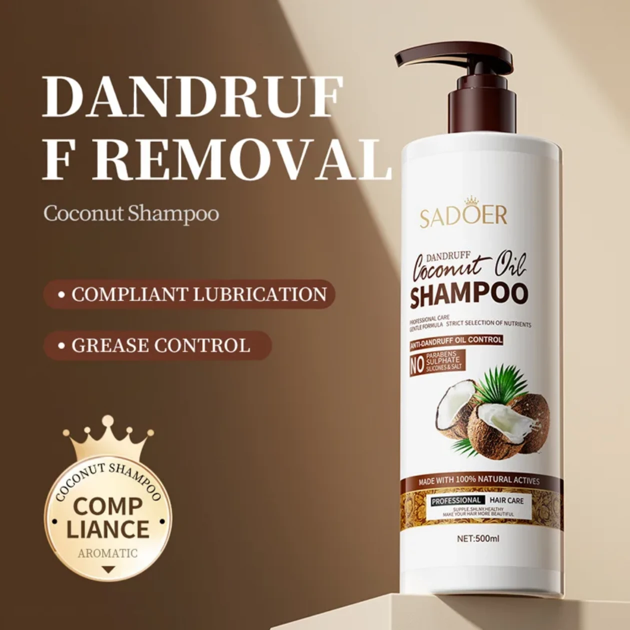 Coconut Oil Dandruff Control Shampoo 500ml