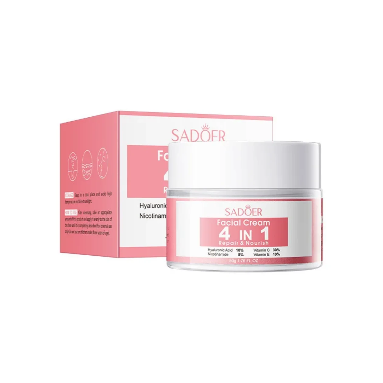 SADOER 4 in 1 Facial Cream
