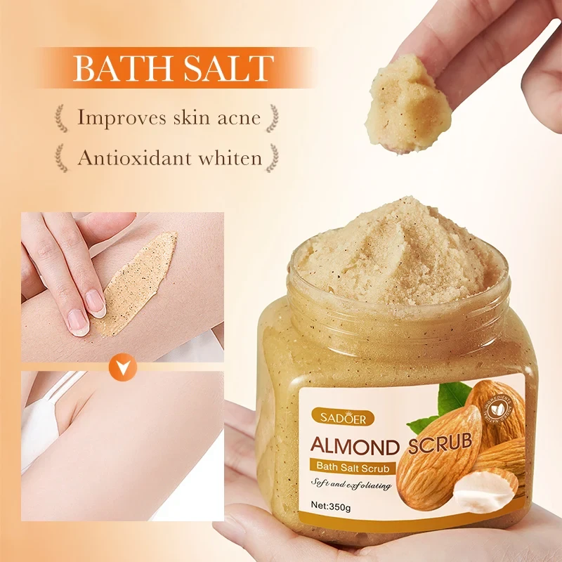 Almond Bath Salt Scrub 350g