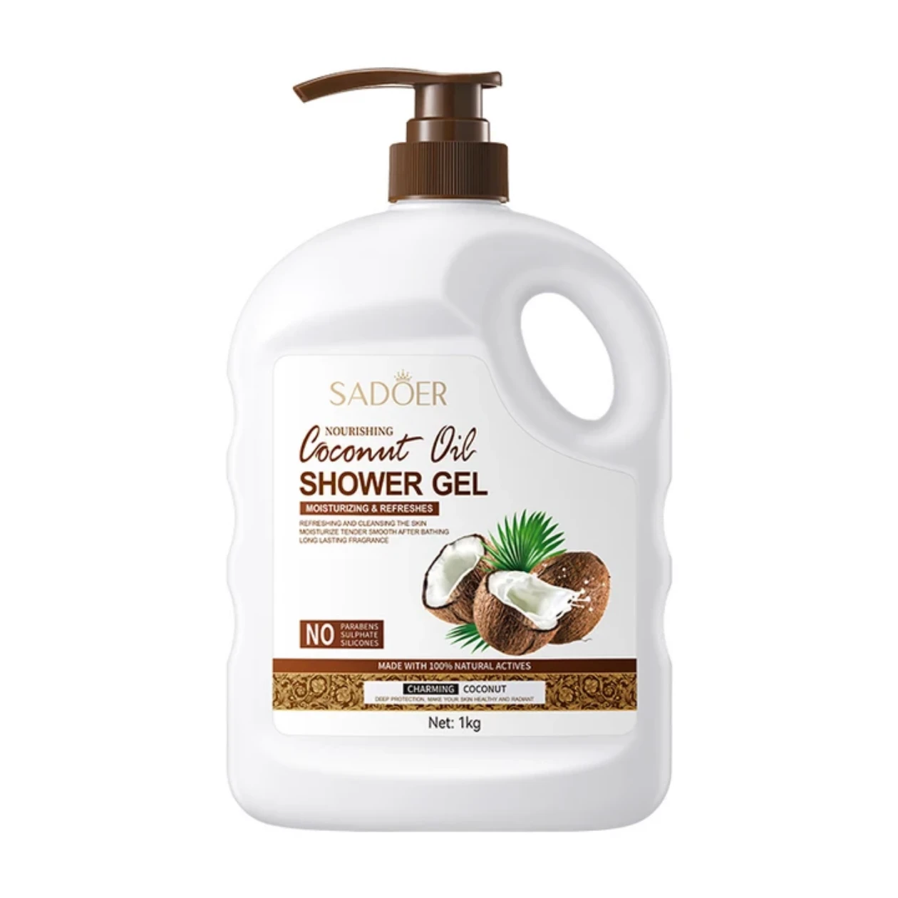 Coconut Oil Shower Gel - 1kg Pump Bottle