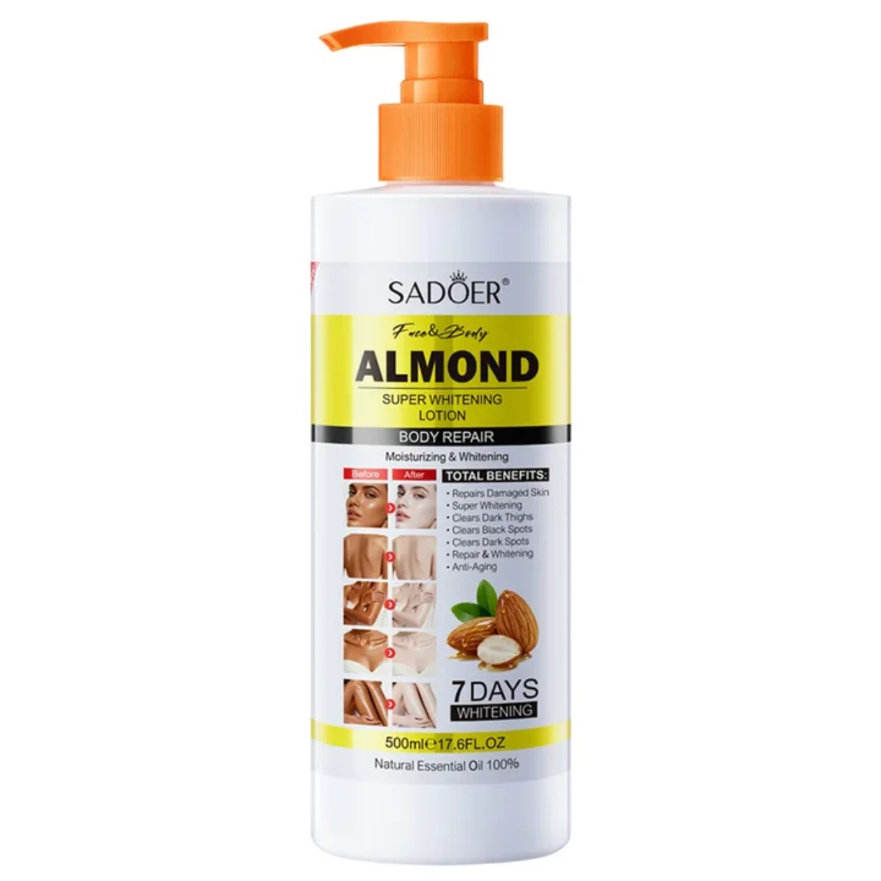 Almond Whitening Body Lotion 500ml