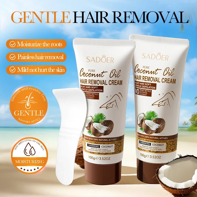 Coconut Oil Hair Removal Cream 100g