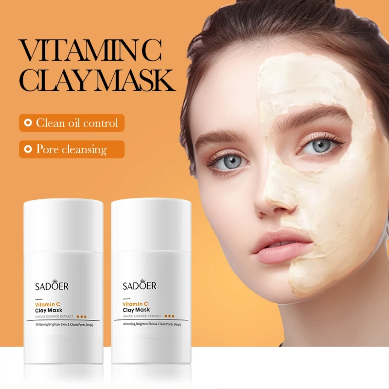 Vitamin C Clay Mask with Orange Extract
