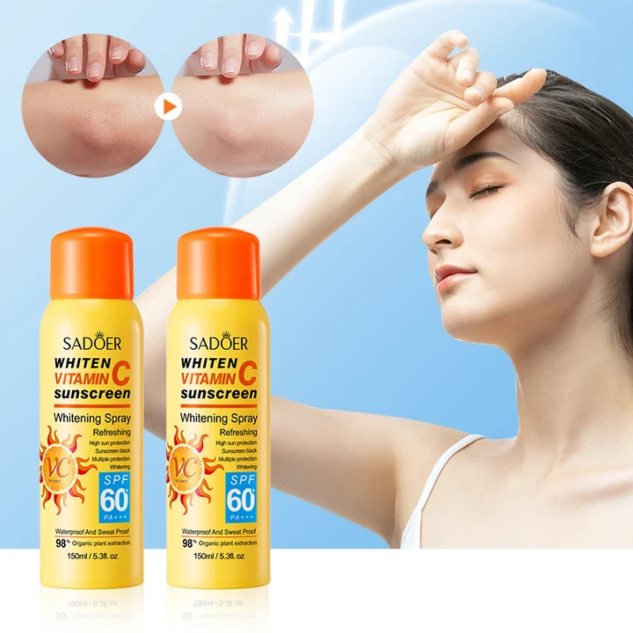 Vitamin C Whitening Sunscreen Spray SPF 60