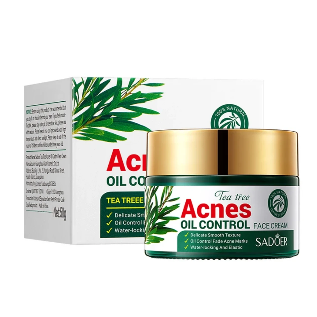 Tea Tree Acne Oil Control Face Cream