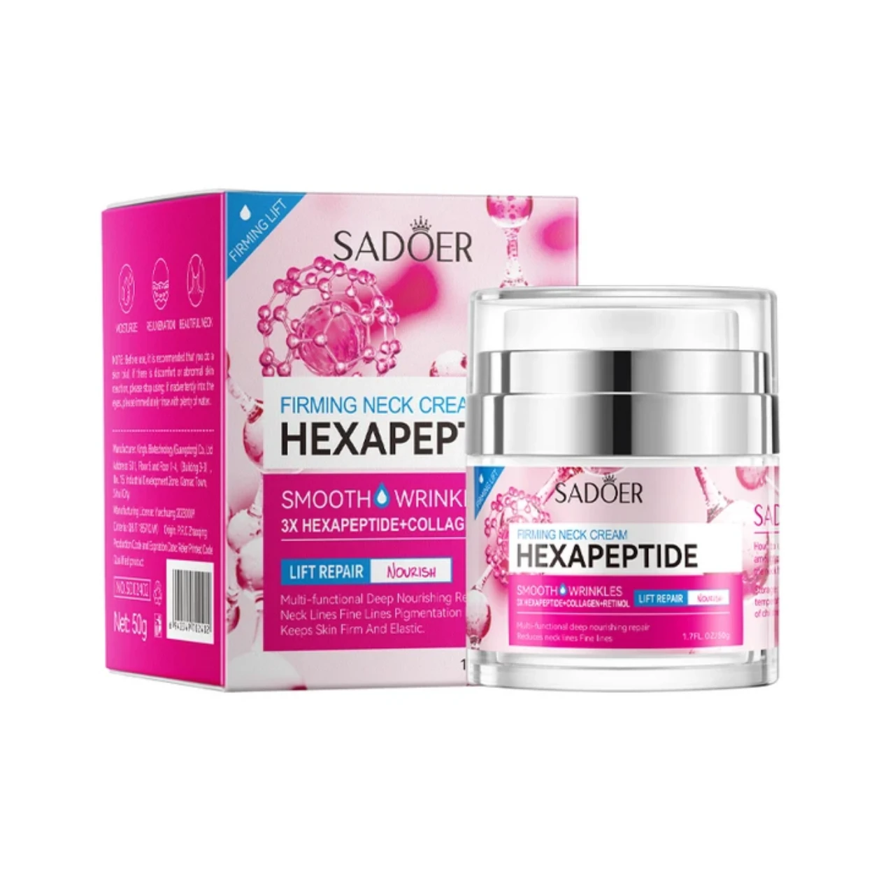 Firming Neck Cream with Hexapeptide