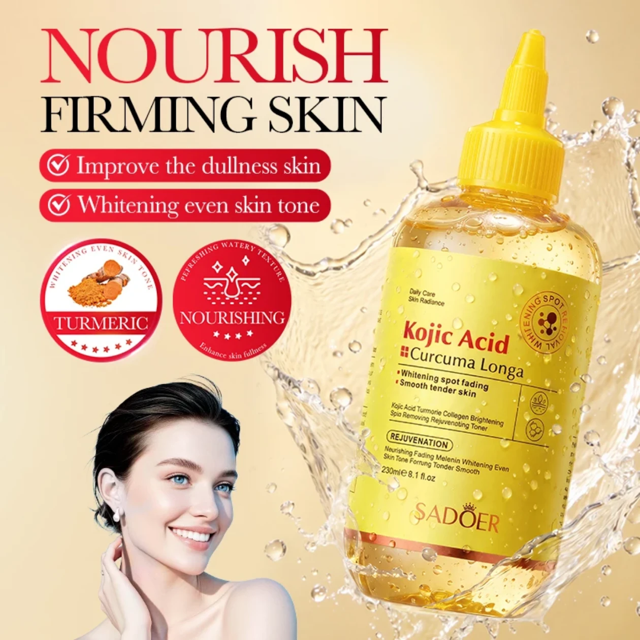 Kojic Acid Skin Whitening Serum 250ml