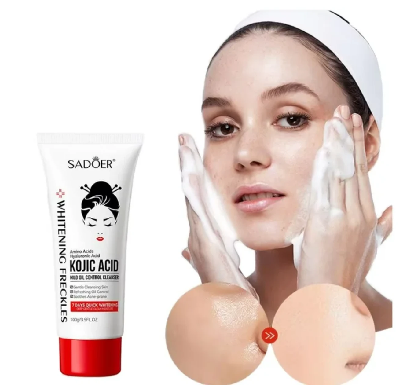 Kojic Acid Whitening Facial Cleanser