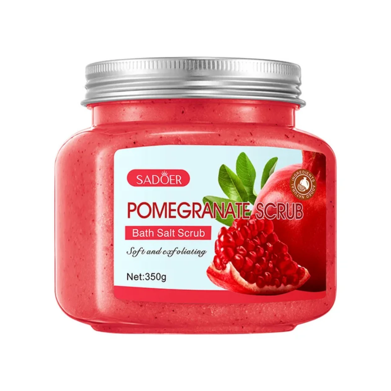 Pomegranate Bath Salt Scrub
