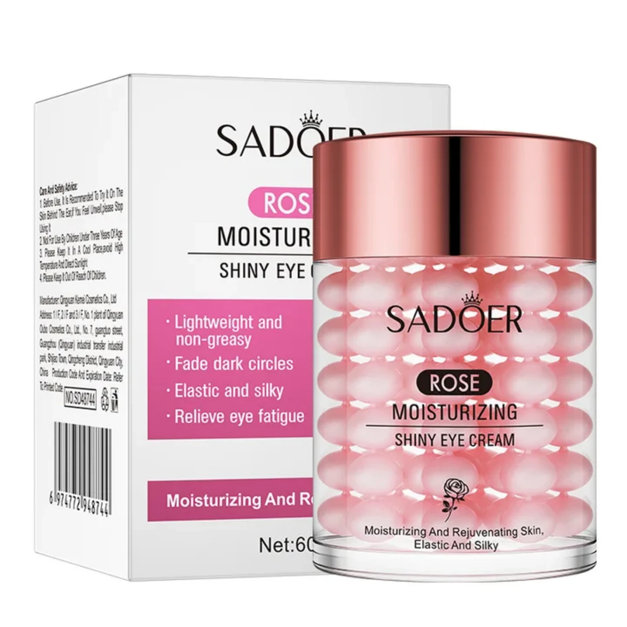 Rose Moisturizing Shiny Eye Cream